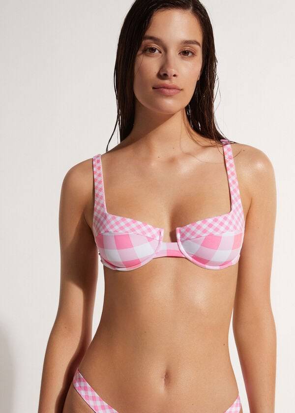 Bikini Tops Calzedonia Balconette Lione Rosa | BR1678JJ