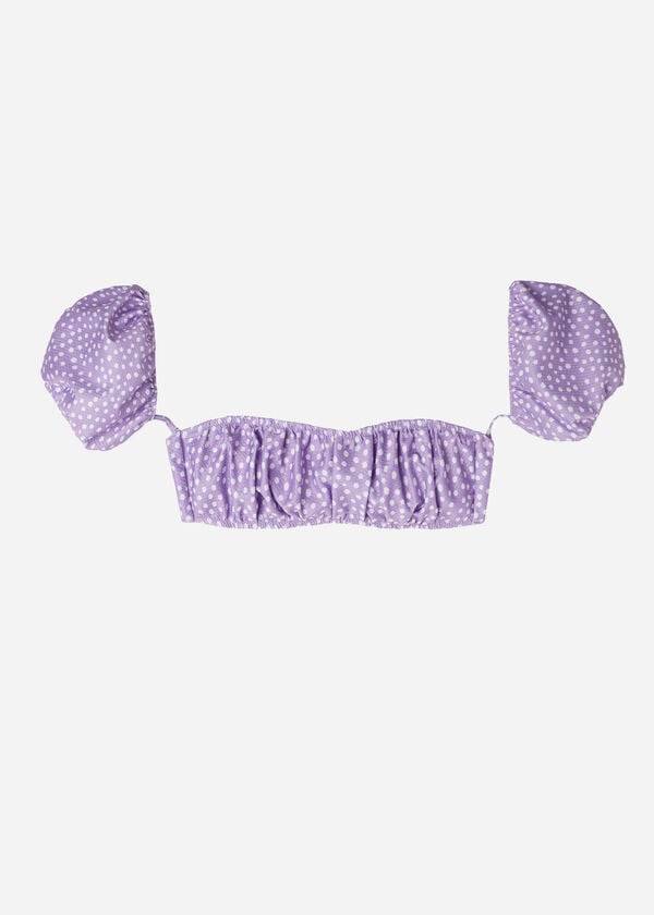 Bikini Tops Calzedonia Bandeau Cipro Roxo | BR1687MA