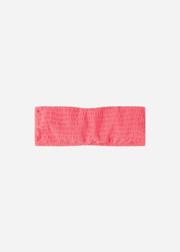 Bikini Tops Calzedonia Bandeau Lanzarote Rosa | BR1693YU