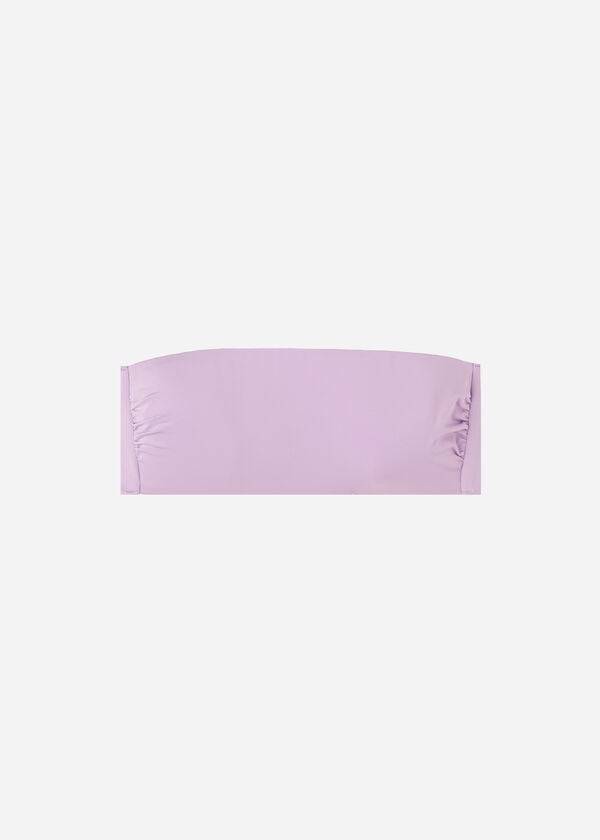 Bikini Tops Calzedonia Padded Bandeau Indonesia Eco Strapless Roxo | BR1808JJ