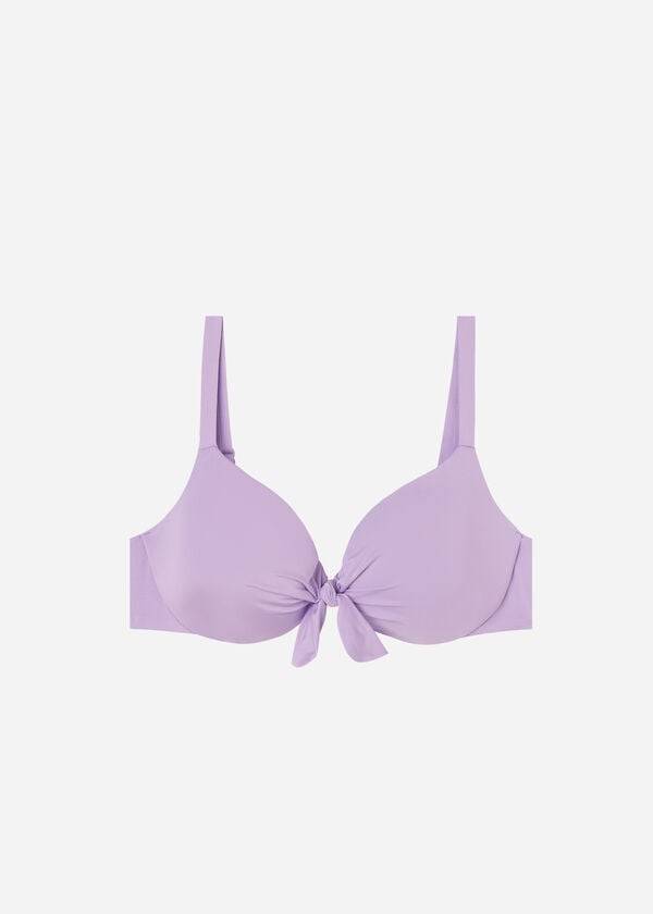 Bikini Tops Calzedonia Padded Push Up Indonesia Eco Sexy Roxo | BR1830DN