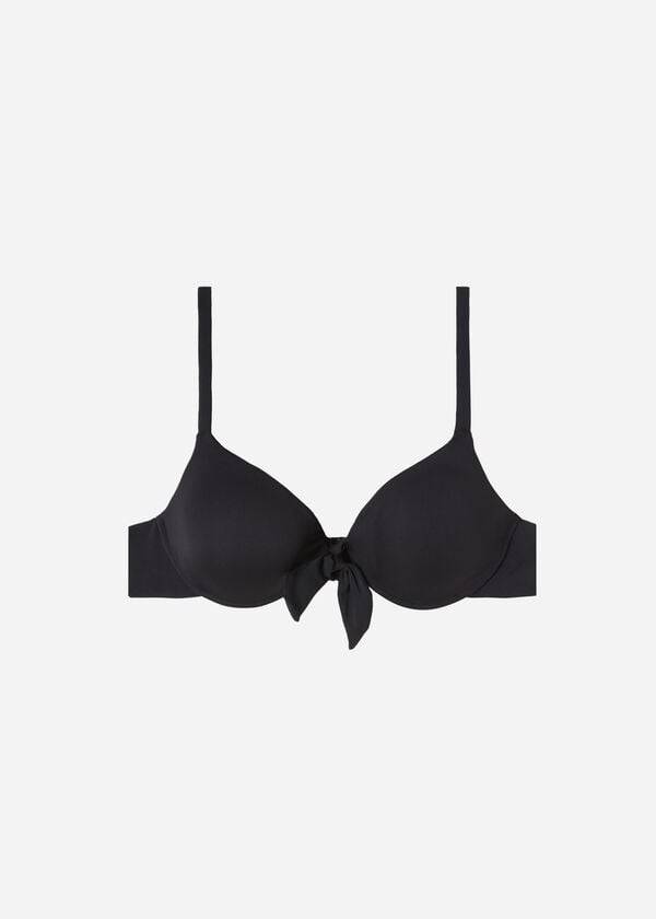 Bikini Tops Calzedonia Padded Push-Up Indonesia Pretas | BR1852OR