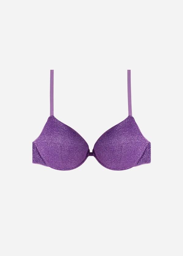 Bikini Tops Calzedonia Padded Push-Up Las Vegas Roxo | BR1858GL