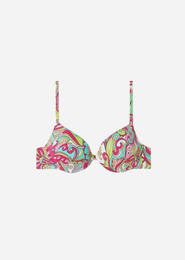 Bikini Tops Calzedonia Padded Push-Up Londra Multicoloridas | BR1861KI