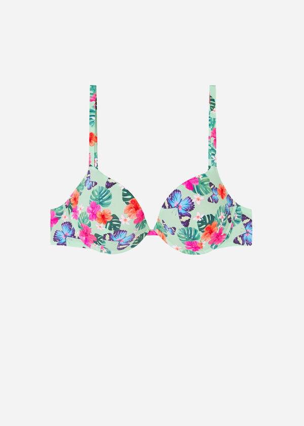 Bikini Tops Calzedonia Padded Push-Up Malibu Multicoloridas | BR1862LH