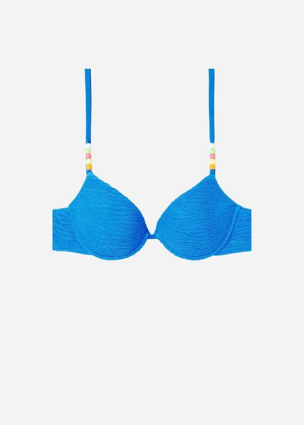 Bikini Tops Calzedonia Padded Push-Up San Diego Azuis | BR1878OR