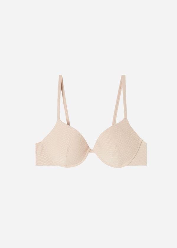 Bikini Tops Calzedonia Padded Push-up The Hamptons Bege | BR1881SO