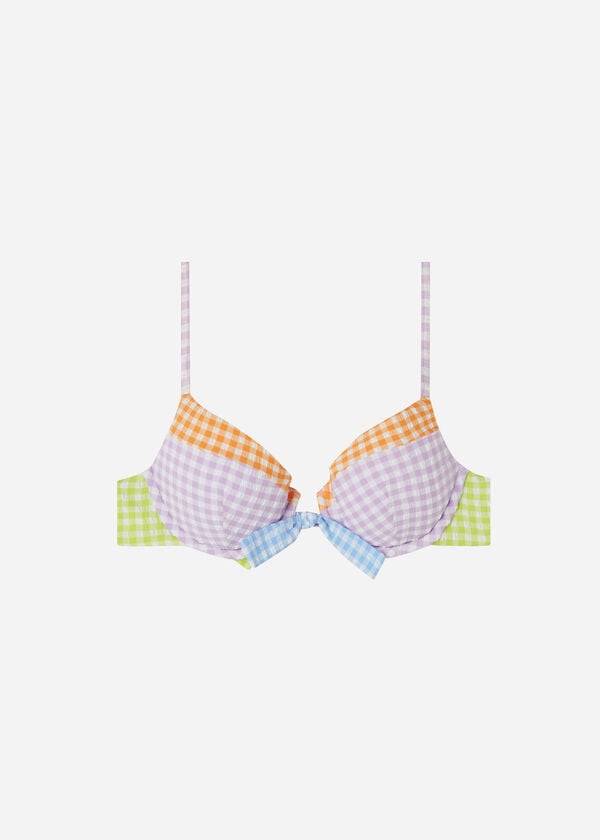 Bikini Tops Calzedonia Padded Push-up Valencia Rosa | BR1882DN