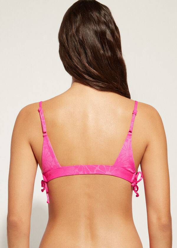 Bikini Tops Calzedonia Padded Tank-Style Antibes Rosa | BR1883FM