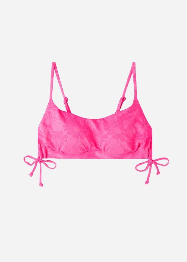 Bikini Tops Calzedonia Padded Tank-Style Antibes Rosa | BR1883FM