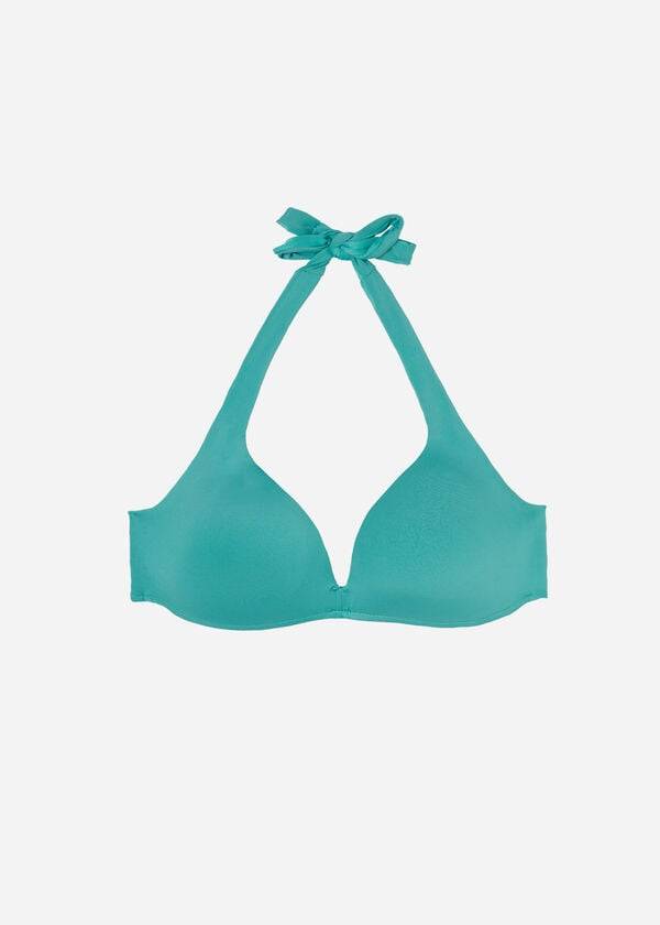 Bikini Tops Calzedonia Padded Triangle Indonesia Eco Turquesa | BR1905PQ