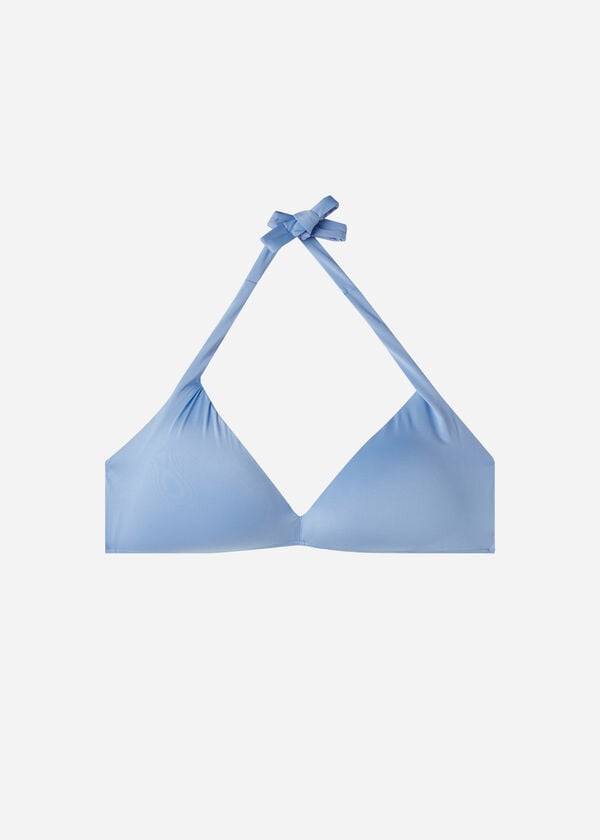 Bikini Tops Calzedonia Padded Triangle Indonesia Eco Azuis | BR1908DN