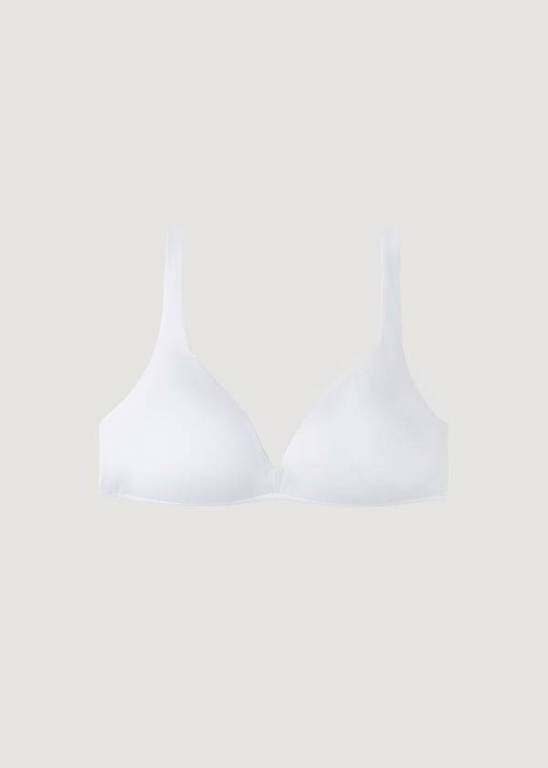 Bikini Tops Calzedonia Padded Triangle Indonesia Eco Sexy Branco | BR1923WY