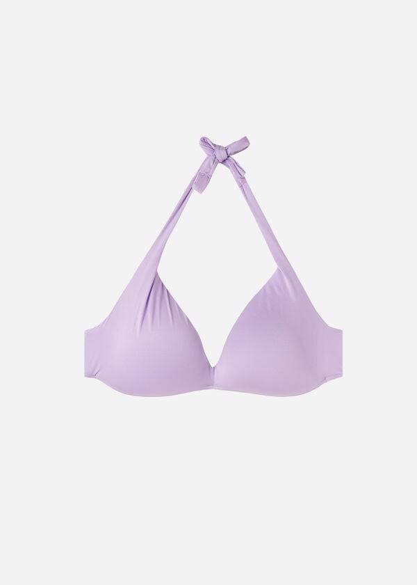 Bikini Tops Calzedonia Padded Triangle Indonesia Eco strass Roxo | BR1929IS