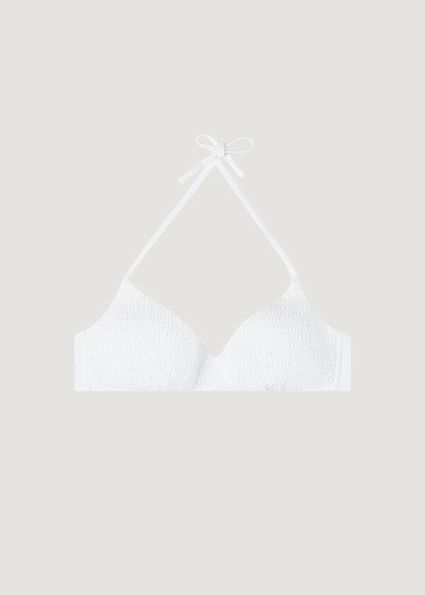 Bikini Tops Calzedonia Padded Triangle Lanzarote Branco | BR1931PQ