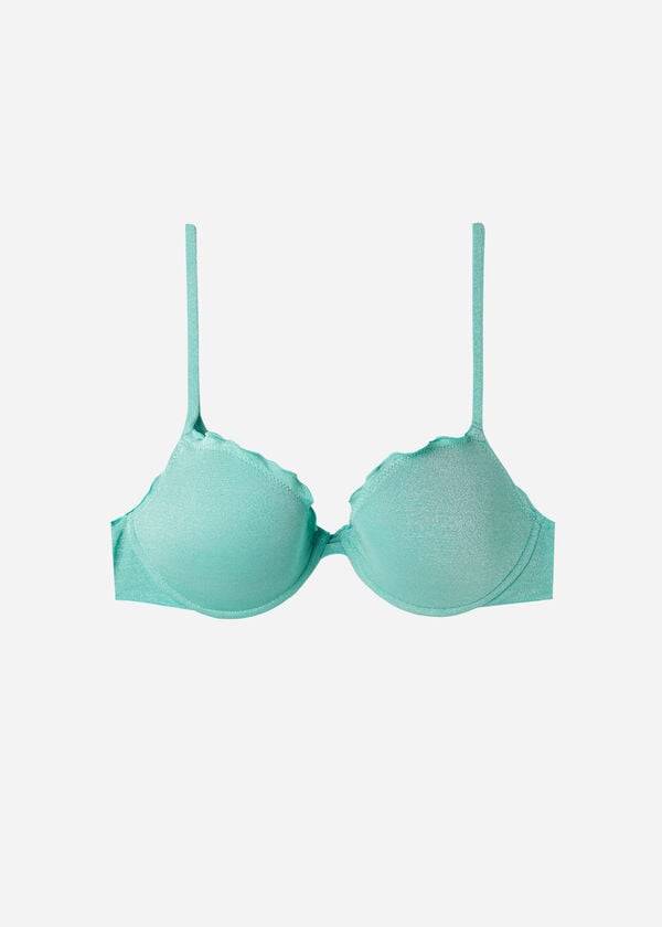 Bikini Tops Calzedonia Push Up Formentera Verdes | BR1940LH