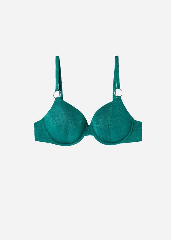 Bikini Tops Calzedonia Push Up Hollywood Verdes | BR1944VD