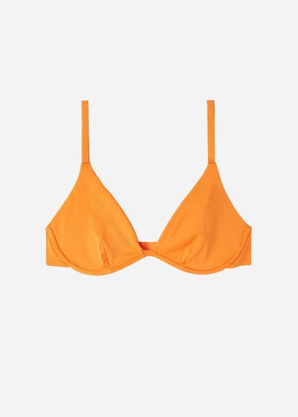 Bikini Tops Calzedonia Push Up Indonesia Eco Laranja | BR1949WY