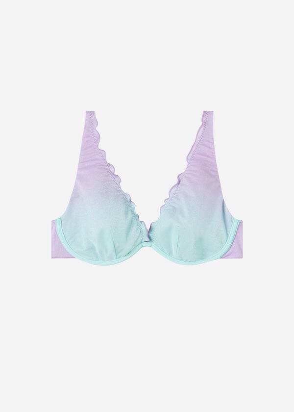 Bikini Tops Calzedonia Push Up Madrid Roxo | BR1951RW