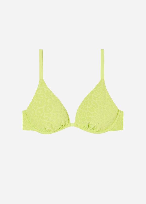 Bikini Tops Calzedonia Removable Padding Push Up Bangkok Verdes | BR1956OR