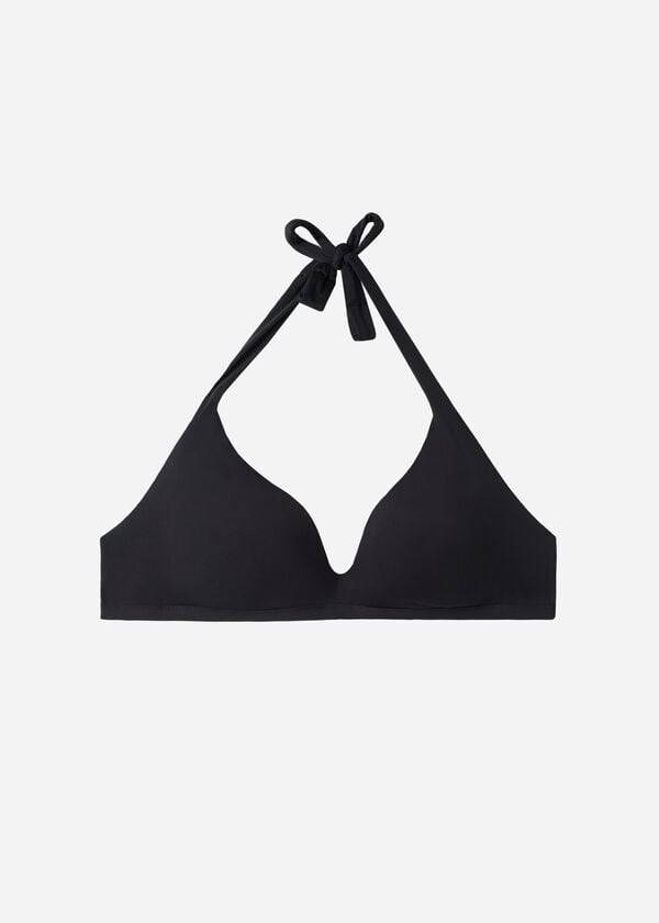 Bikini Tops Calzedonia Soft Padded Triangle Indonesia Pretas | BR1964JJ