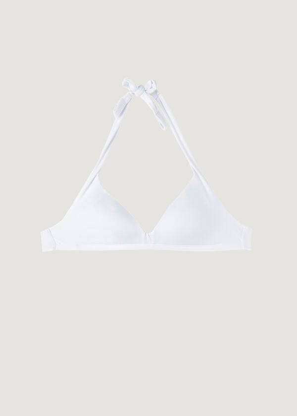 Bikini Tops Calzedonia Soft Padded Triangle Indonesia Branco | BR1967ZG