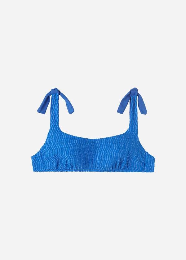 Bikini Tops Calzedonia Tank Mykonos Azuis | BR1985SO