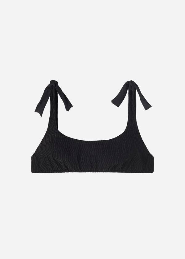 Bikini Tops Calzedonia Tank Mykonos Pretas | BR1983PQ