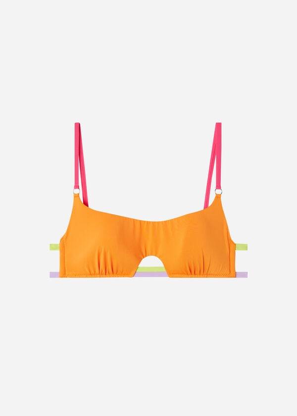 Bikini Tops Calzedonia Tank Tokyo Eco Laranja | BR2002EX