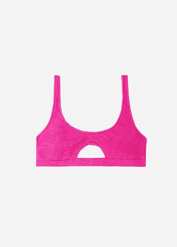 Bikini Tops Calzedonia Tank-style Cut Out Miami Rosa | BR2006UT