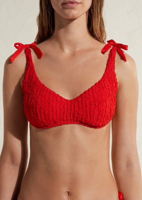 Bikini Tops Calzedonia Tank-style Marrakech Vermelhas | BR2014GL