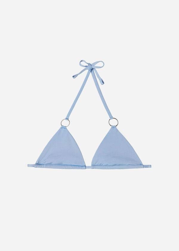 Bikini Tops Calzedonia Triangle String Abu Dhabi Azuis | BR2023BC