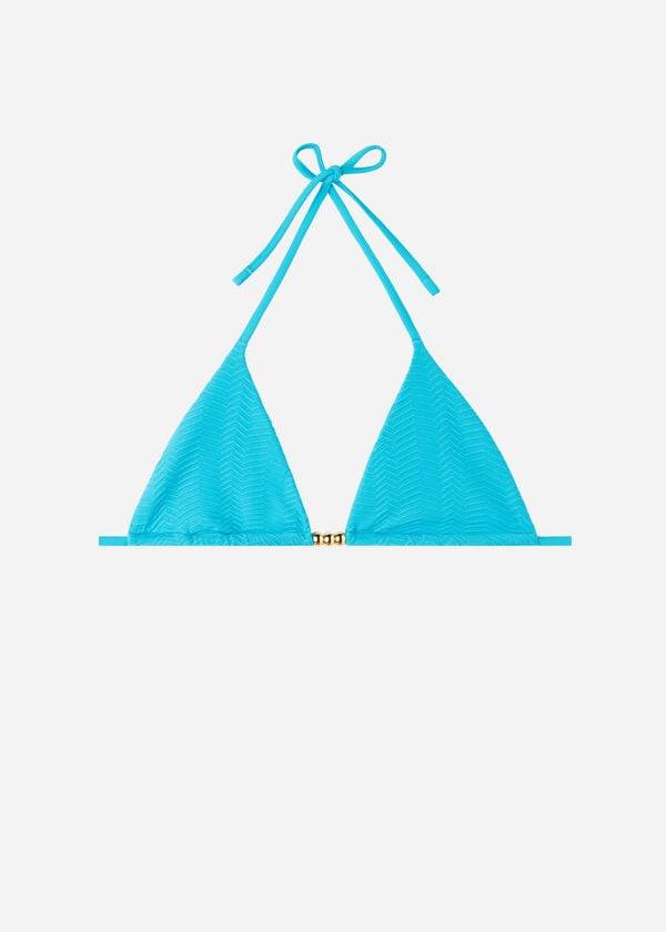 Bikini Tops Calzedonia Triangle String Casablanca Turquesa | BR2031YU