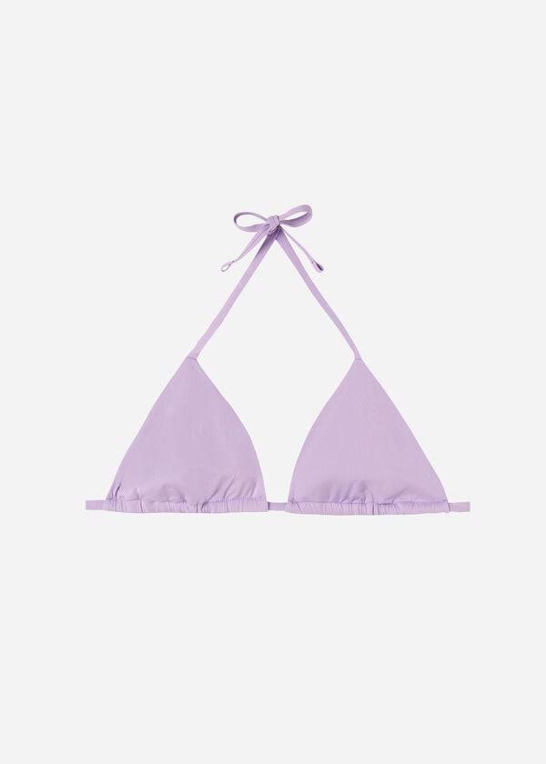 Bikini Tops Calzedonia Triangle String Indonesia Eco Roxo | BR2036AP