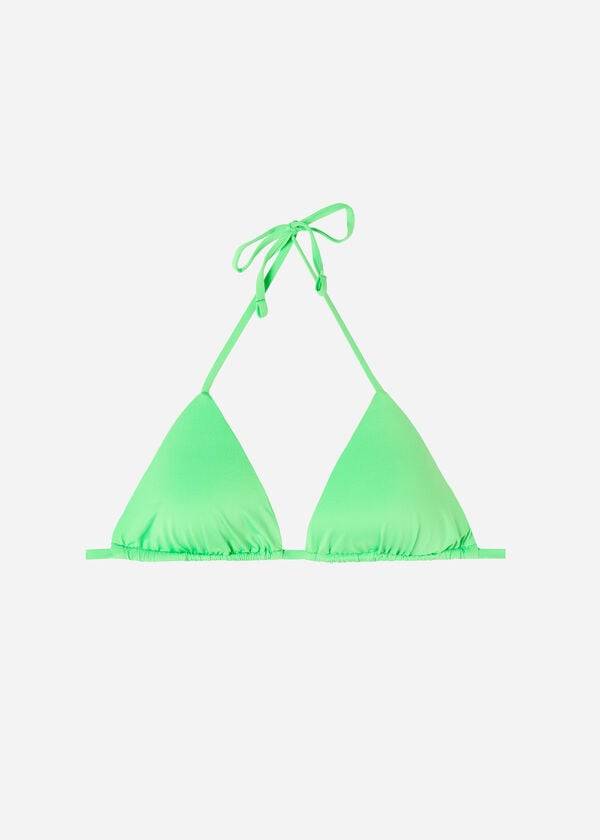 Bikini Tops Calzedonia Triangle String Indonesia Eco rosa Menta | BR2042JJ