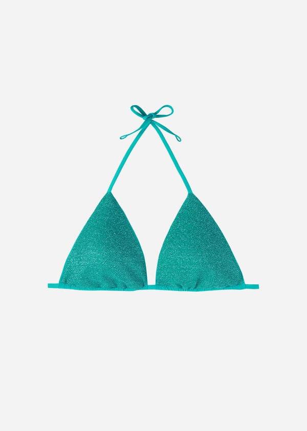 Bikini Tops Calzedonia Triangle String Las Vegas Azuis | BR2049BC