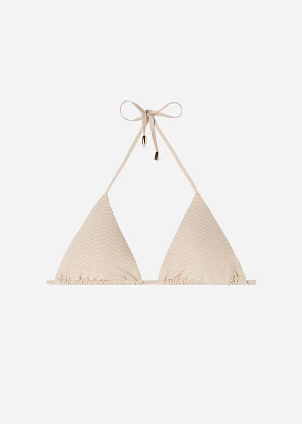 Bikini Tops Calzedonia Triangle String The Hamptons Bege | BR2061PQ