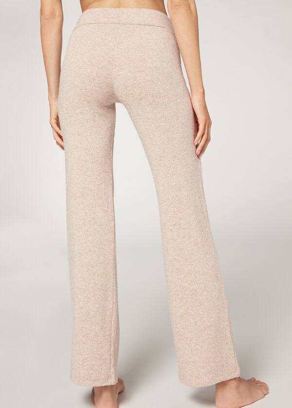 Calças Calzedonia Cashmere Straight Bege | BR2719OR