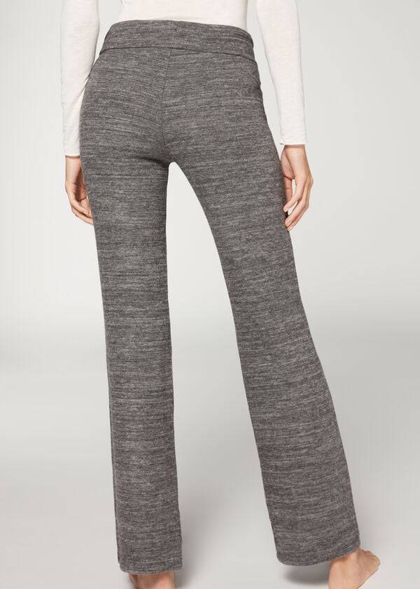 Calças Calzedonia Cashmere Straight Cinzentas | BR2718PQ