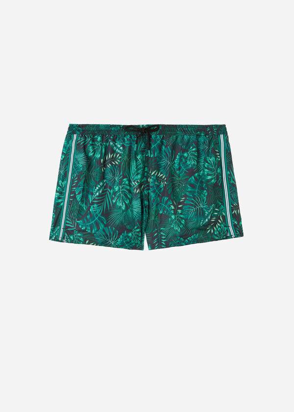 Calções De Banho Calzedonia Patterned Ibiza Verdes | BR2930AP