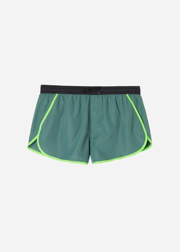 Calções De Banho Calzedonia Venice Beach Verdes | BR2912AP