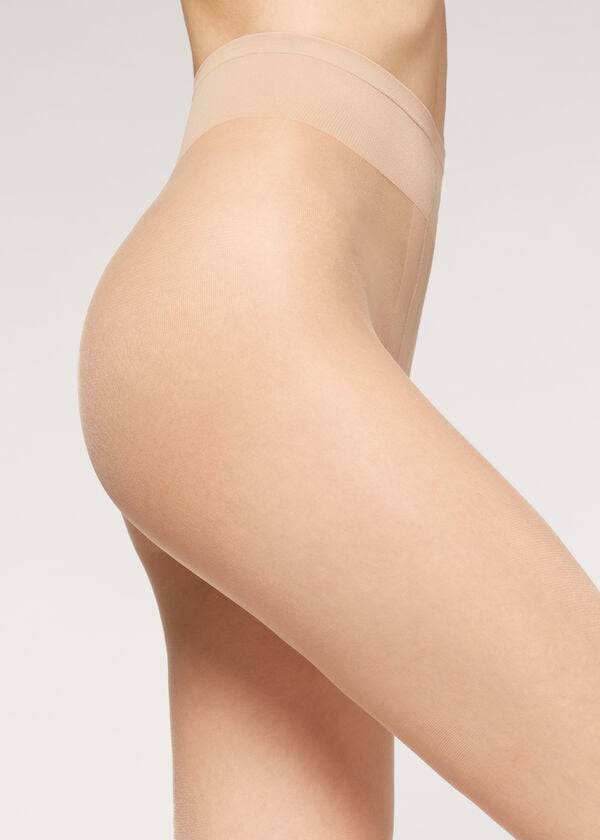 Collants Calzedonia 20 Denier Ultra Comfort Sheer Sexy Bege | BR1176OR