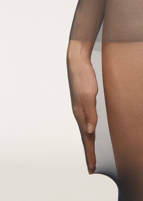 Collants Calzedonia 40 Denier Action Medium Sheer Azuis | BR1195WY