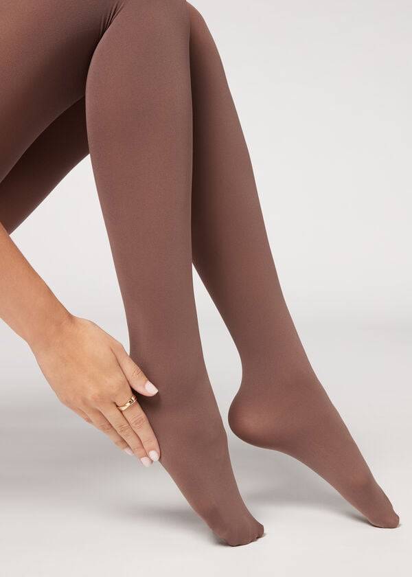 Collants Calzedonia 50 Denier Total Comfort Soft Touch Opaque Marrom | BR1029KI