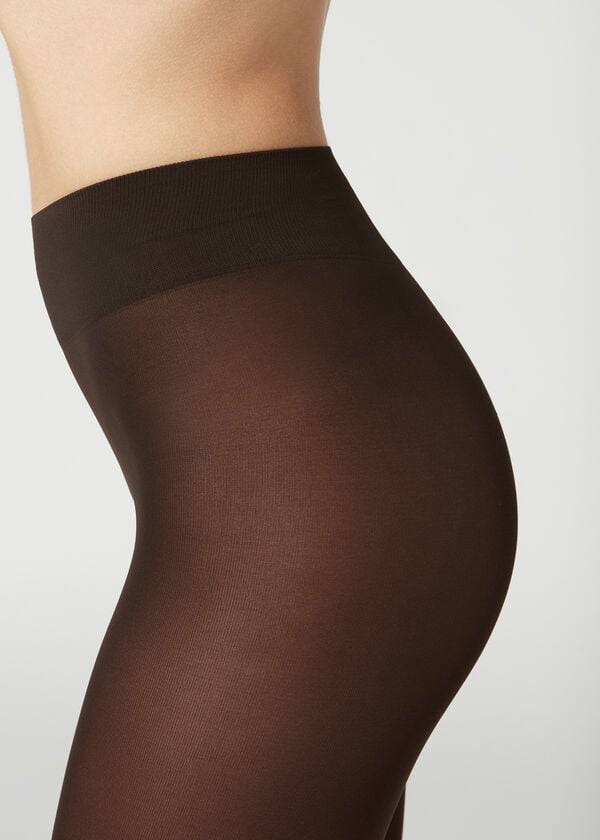 Collants Calzedonia 50 Denier Total Comfort Soft Touch Opaque Sexy Cafes | BR1034VD