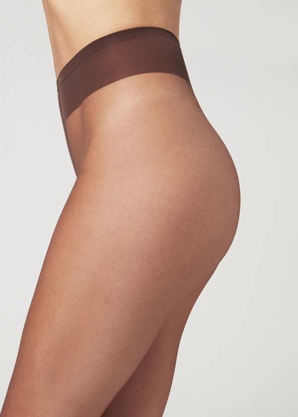 Collants Calzedonia 8 Denier Ultra Sheer Cafes | BR1218NB