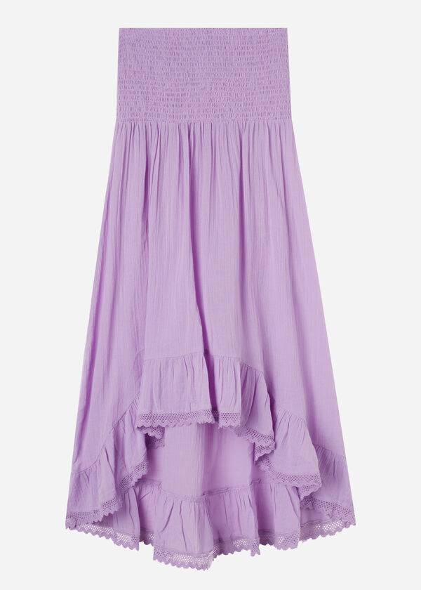 Cover Ups Calzedonia Cotton Convertible Dress Roxo | BR2068JJ