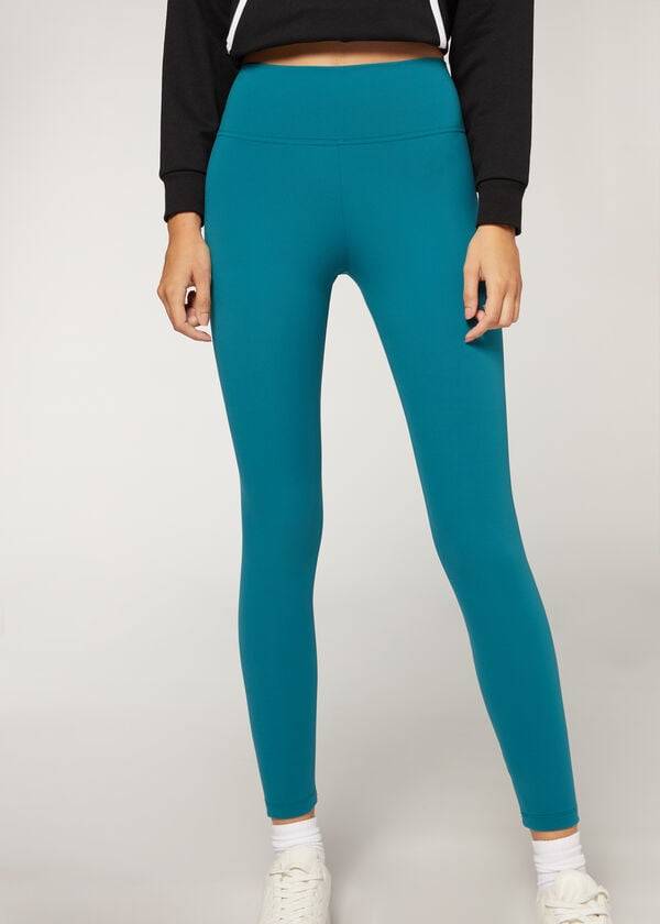 Leggings Calzedonia Active Azuis | BR2619LH