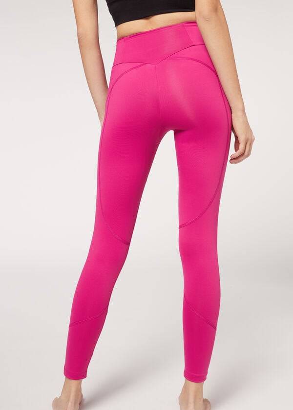 Leggings Calzedonia Performance Athletic Rosa | BR2671SO