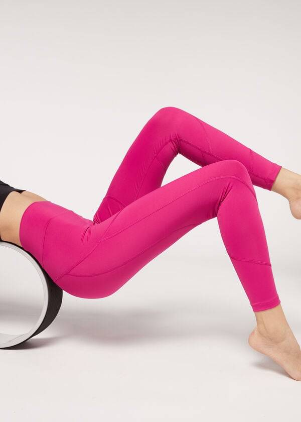 Leggings Calzedonia Performance Athletic Rosa | BR2671SO